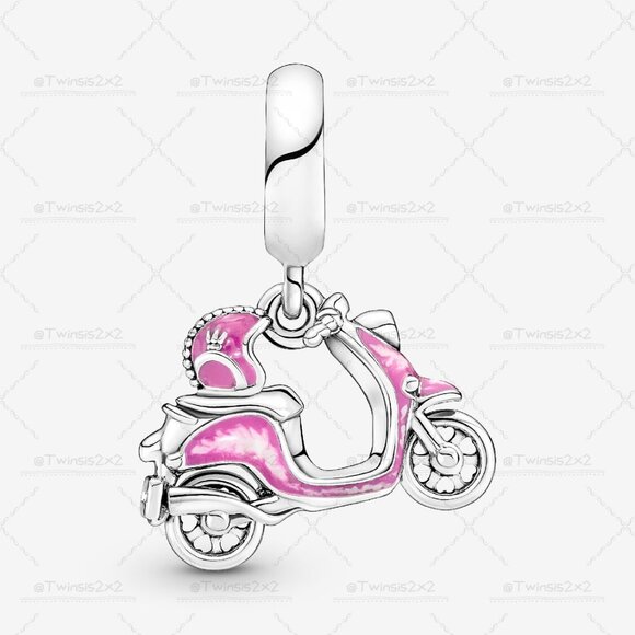 Pandora Pink Scooter Dangle Charm - Picture 2 of 5